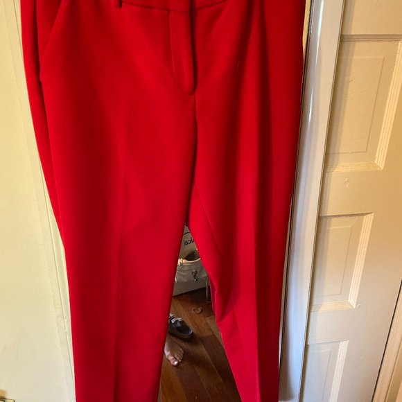 Brand New Red Talbots Slacks Size 10 - Picture 1 of 3